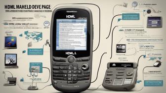 HDML Bedeutung: Was Sie über die Handheld Device Markup Language wissen müssen