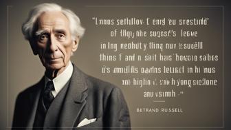 Inspirierende Bertrand Russell Zitate für jeden Anlass