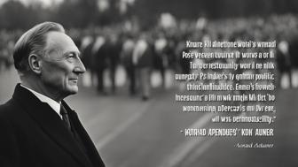 Inspirierende Konrad Adenauer Zitate für jeden Anlass