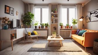 Kleine Wohnung kreativ einrichten: 10 inspirierende Ideen für optimalen Raum