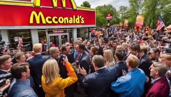 McDonald's reagiert nach Trump-Auftritt in Fast-Food-Restaurant bei US-Wahl 2024