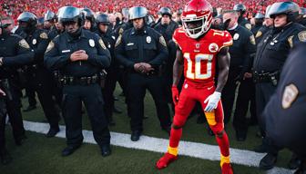 NFL-Star Tyreek Hill: Scharfe Kritik nach Polizeieinsatz