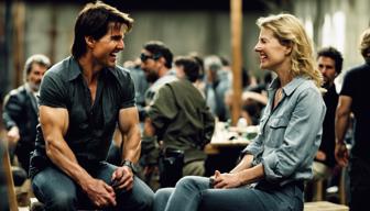 Tom Cruise und Sandra Hüller gemeinsam vor der Kamera