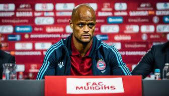 Trainer Vincent Kompany äußert sich zum Debakel des FC Bayern gegen den FC Barcelona