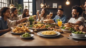 Ums Essen lustige Zitate: Essen und Trinken in geselliger Runde