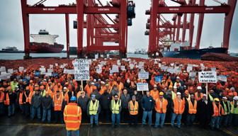 US-Arbeiter an der US-Ostküste planen, den Handel im Hafen lahmzulegen