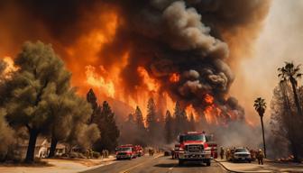 Waldbrand in Kalifornien breitet sich in rasanter Geschwindigkeit aus