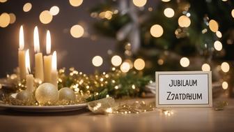 Zitate Jubilaeum: Inspirierende Sprüche für unvergessliche Feierlichkeiten